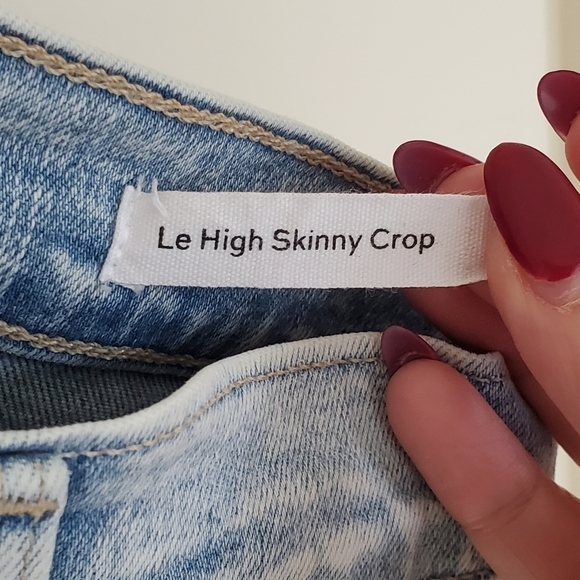 Frame Le High Skinny Crop in Pali Wash - Picture 11 of 14
